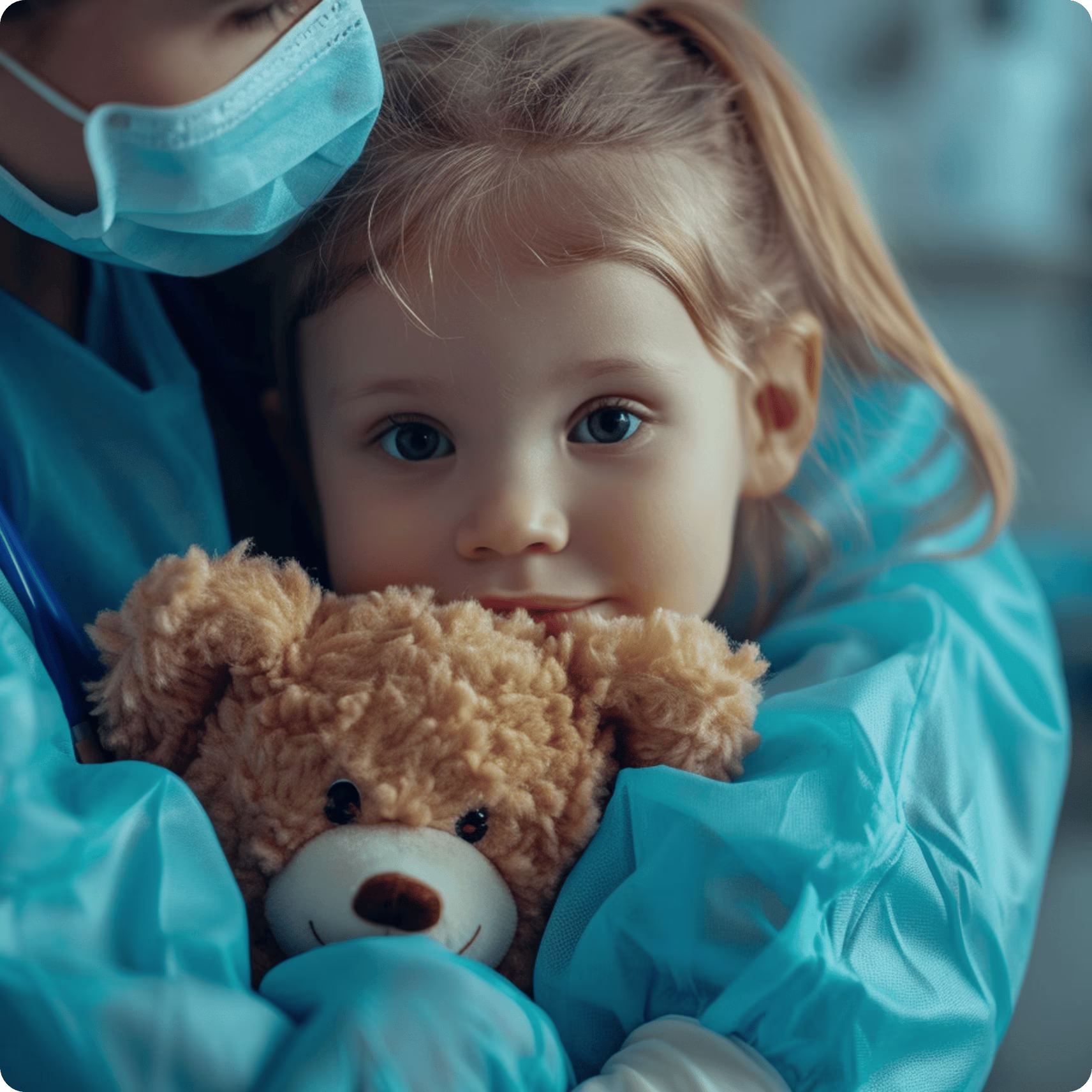 Baby with Teddy Bear